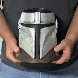XL Mandalorian Inspired / Star Wars / Planter / Hand Painted