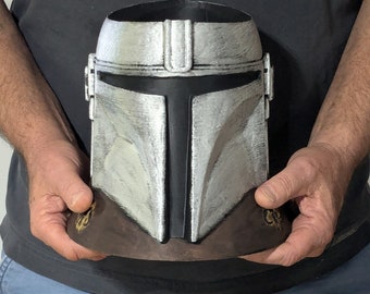 Fioriera XL ispirata al Mandaloriano / Star Wars / dipinta a mano