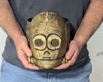 XL C-3PO / StarWars Inspired planter / Succulent / This is the Droid you are looking for!