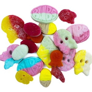 Sweet + Sour Mix Swedish Candy BUBS | Mix Sweet and Sour Bag | Pick n Mix | BUBS Vegetarian Sweets | BonBon | Free Shipping |