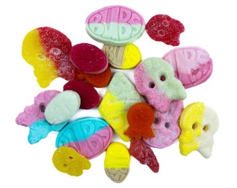 Sweet + Sour Mix Swedish Candy BUBS | Mix Sweet and Sour Bag | Pick n Mix | BUBS Vegetarian Sweets | BonBon | Free Shipping |