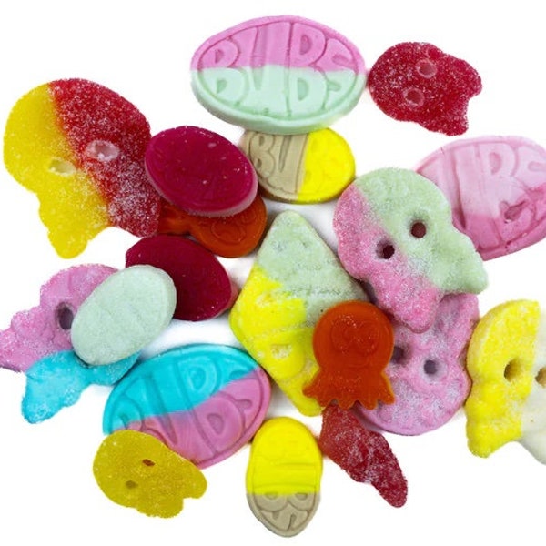 Sweet + Sour Mix Swedish Candy Bubs | Mix Sweet and Sour Bag | Pick n Mix | BUBS Vegan Sweets