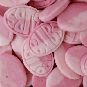 BUBS Wild Strawberry and Pomegranate Marshmallow Ovals Swedish Candy