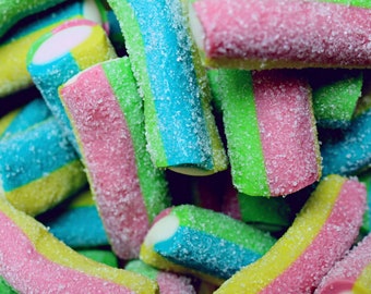 Bonbons suédois Sour Rambo Rainbow Bites