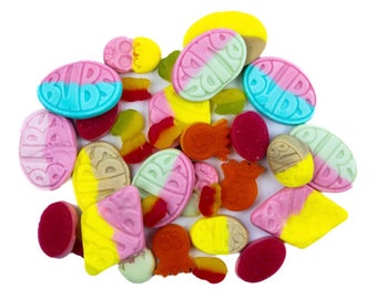 BUBS ONLY Sweet Mix Swedish Candy | Mix Sweet and Sour Bag | Pick n Mix | BUBS Vegan Sweets | BonBon | Free Shipping |