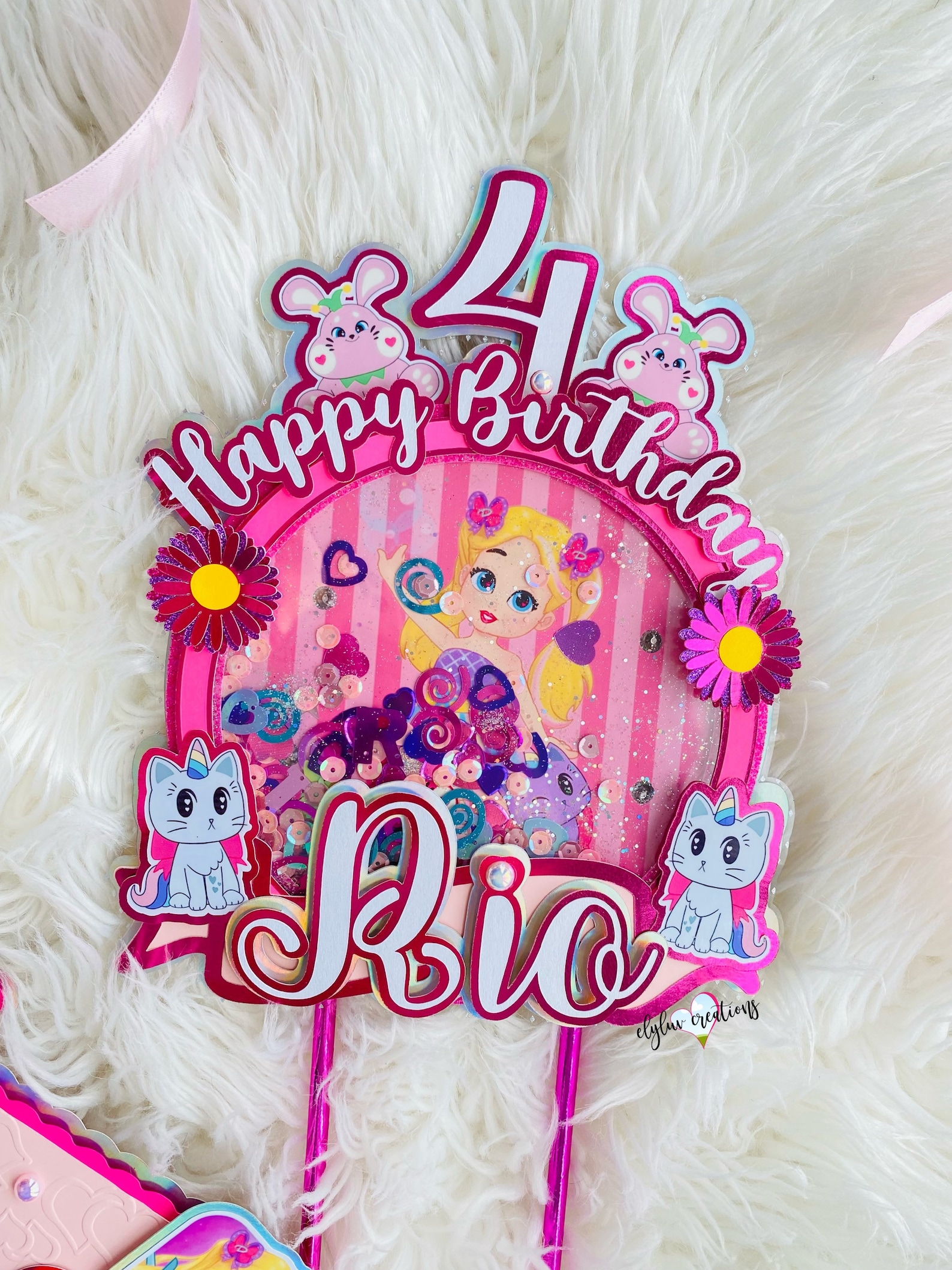 Love Diana Cake Topper Party Decorations Love Diana Birthday Etsy