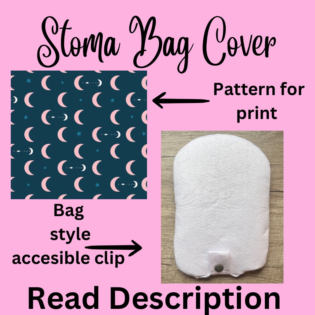 Celestial Print Stoma Bag Cover for Ileostomy or Colostomy Stomas. Etsy