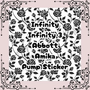 Goth Rose Pump Aufkleber | Unendlichkeit | Unendlich 3 | FreeGo/Abbott | Amika