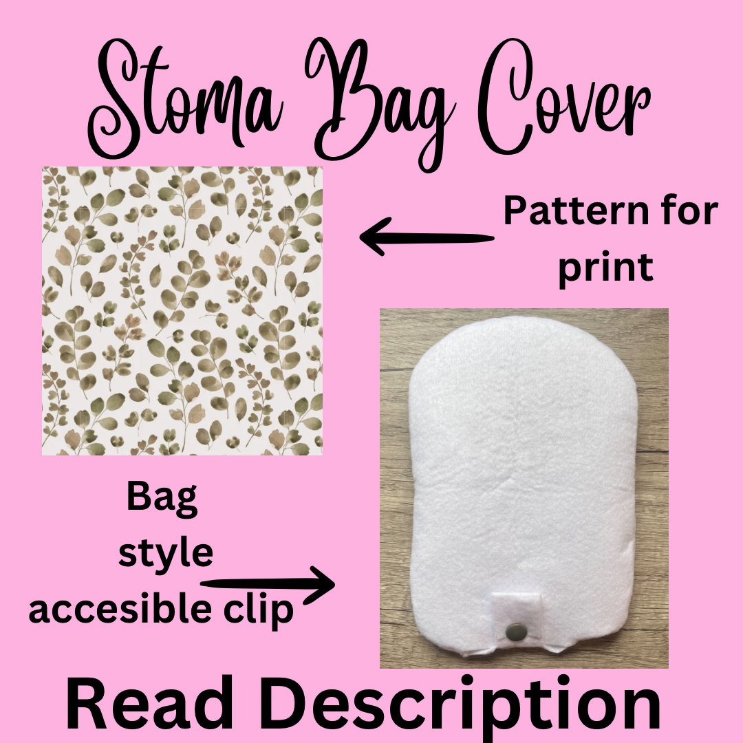 Floral Print Stoma Bag Cover for Ileostomy or Colostomy Stomas. - Etsy
