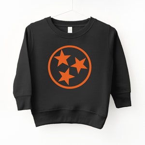 Sudadera de Tennessee para niños pequeños, niños y niñas, sudadera unisex para niños, suéter de manga larga con emblema de la bandera del estado de Tennessee para niños pequeños
