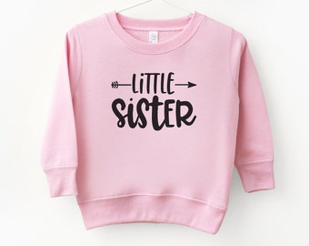 Little Sister Toddler Sweatshirt, Boys, Girls, Children's Unisex Sweatshirt, Little Sister Little Kids Long Sleeve Sweater