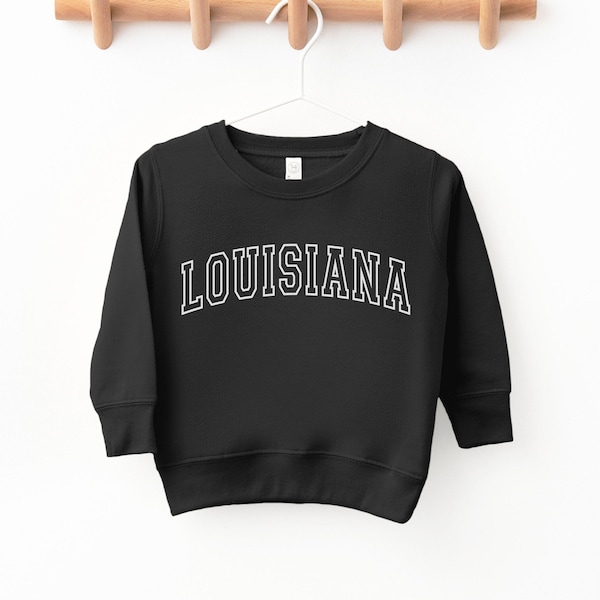 Louisiana Little Kids Sweatshirt, Louisiana Infant Baby Sweatshirt, Home Love Louisiana Toddler Sweatshirt, Children's Louisiana Sweatshirt