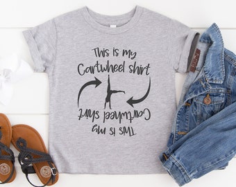 This Is My Cartwheel Shirt Kids T-shirt, Kids Cartwheel Shirt, Toddler, Infant, Youth, Unisex Children's Cartwheel Shirt