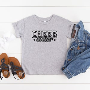 Cheer Sister Kids T-Shirt: Unisex Toddler, Infant, Youth Sizes
