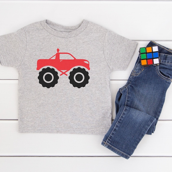 Monster Truck Kids Shirt, Toddler, Infant or Youth T shirt, Boys, Girls, Children's Unisex Tshirt, Monster Truck Kids T-Shirt