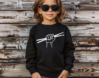 Drum Sticks Infant/Toddler Sweatshirt - Drummer Hands Holding Drumsticks