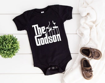 Patenkind INFANT Bodysuit, der Gott-Sohn der GODSON One Piece Baby-Strampler