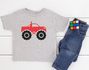 Monster Truck Kids T-Shirt: Unisex Toddler, Infant, Youth