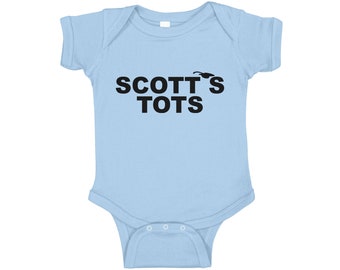 Scott's Tots Infant Bodysuit, Scotts Tots One Piece Baby Creeper