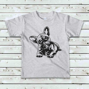 French Bulldog Kids T-shirt, French Bulldog Toddler Shirt, Infant French Bulldog Tshirt, Youth Unisex Kids Frenchie T Shirt