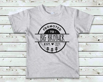 Promoted To Big Brother 2024 Kids T-shirt, Promoted To Big Brother 2024 Toddler Tshirt, Promoted To Big Brother 2024 Infant T Shirt