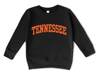 Tennessee Toddler Sweatshirt: State Pride Varsity Crewneck