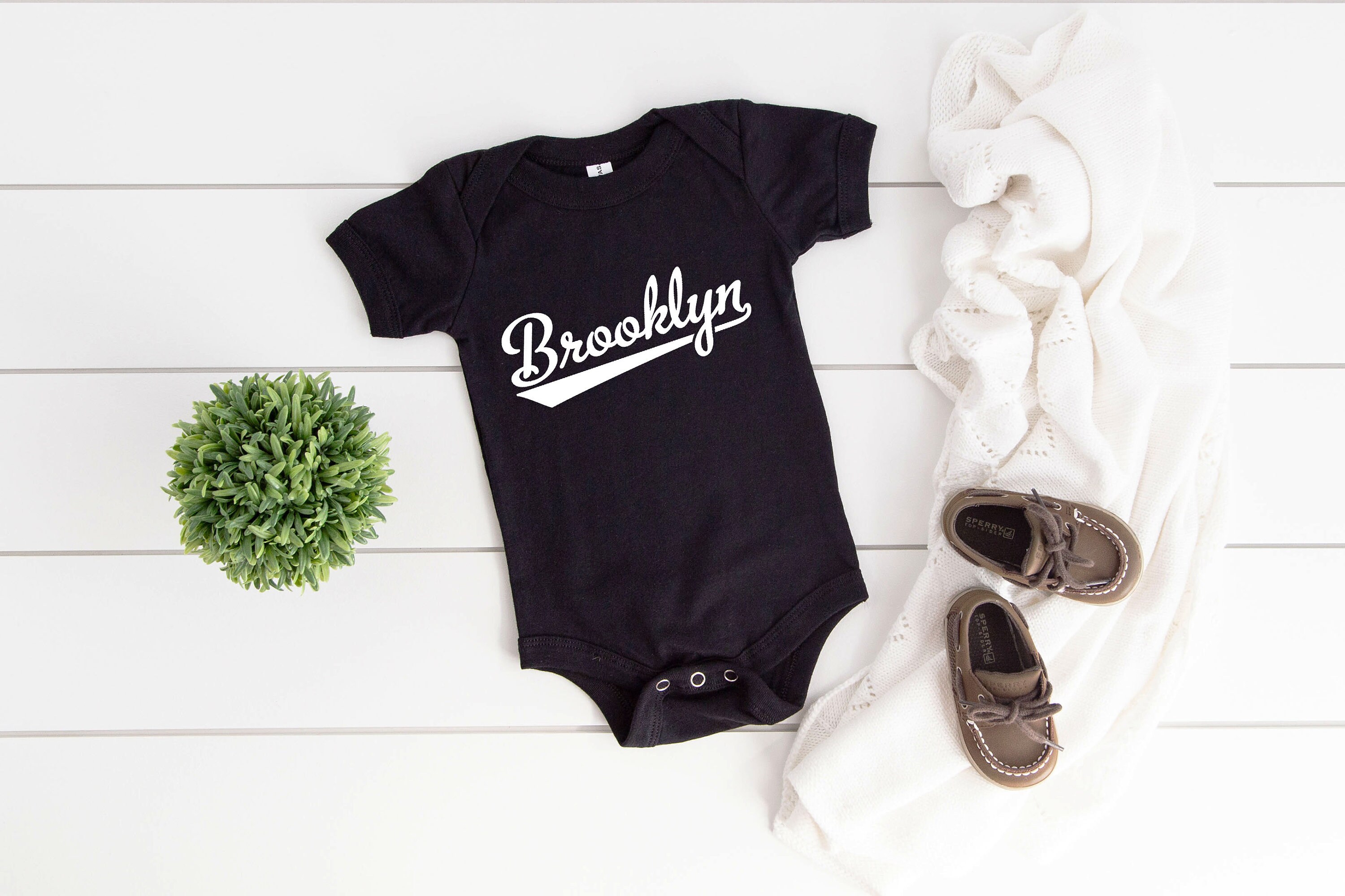 Brooklyn baby onesie cheap