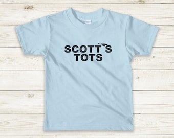 Scott's Tots Kids T-Shirt: Funny Michael Scott Shirt