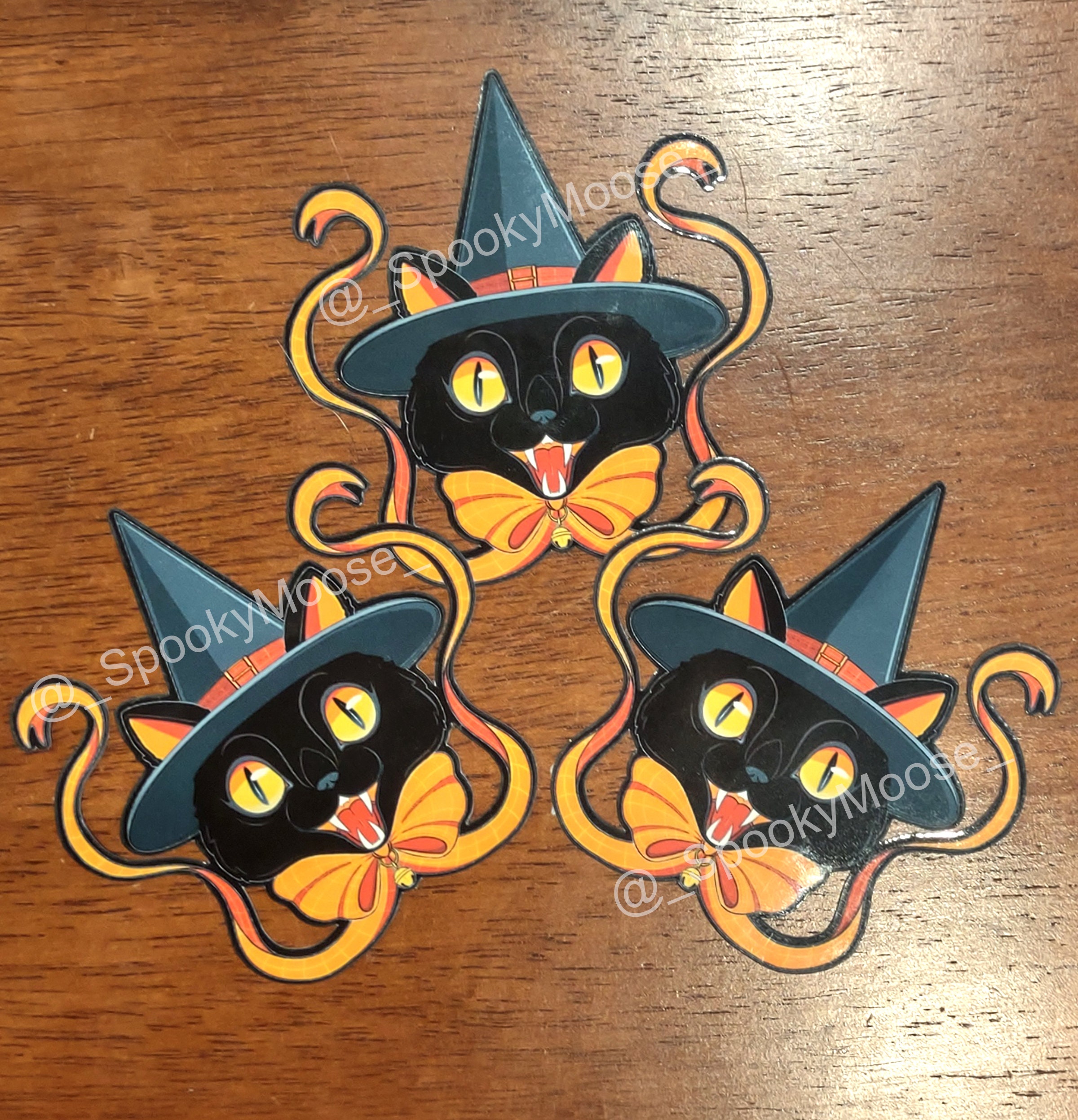 Halloween Black Cat Vinyl Sticker | Gifts for Witch| Spooky Season ...