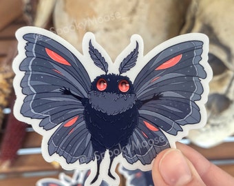 Cute Mothman Sticker | Cryptid Creature decal | Spooky cute vinyl | Occult vibes | Cryptozoology | Urban Legends | Point Pleasant
