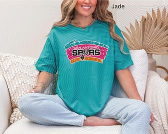 Faux Spurs Logo Rhinestone Tshirt