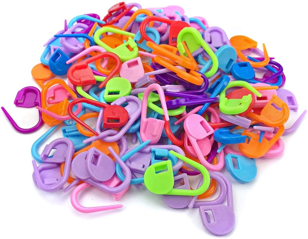 100 Colourful Knitting Stitch Markers for Knitting Etsy