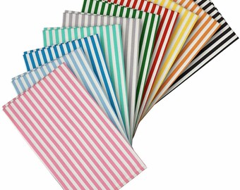 10 gestreifte Patchwork Stoffe