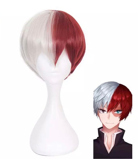 Custom Anime Wig MHA Shoto Todoroki for Costume Party Etsy Australia