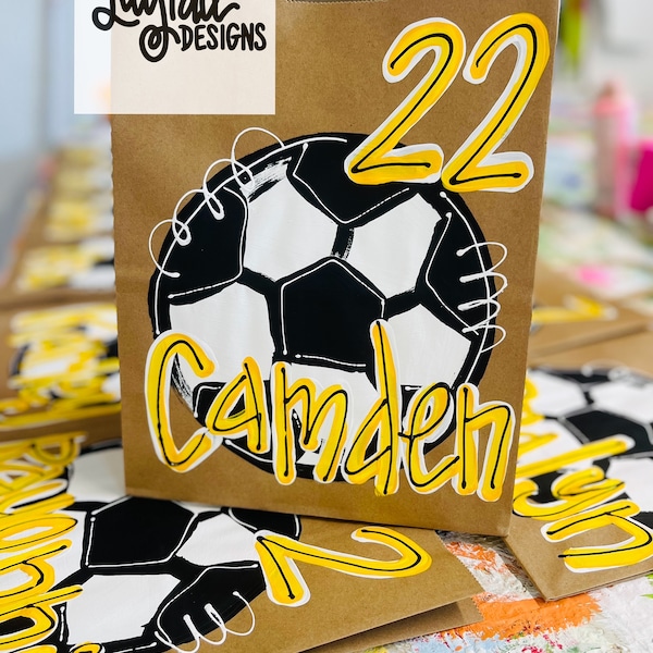 Soccer gift bag (Message me for a 10% discount code if you are ordering 10 or more)