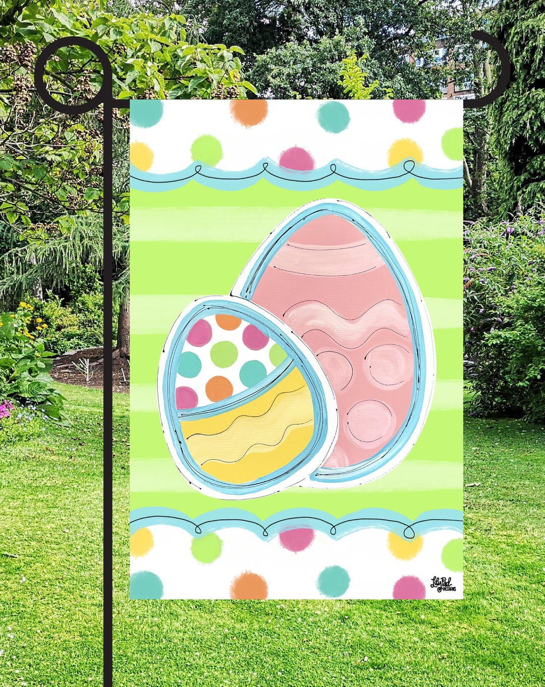 Easter Egg Garden Flag - Etsy