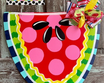 Door Hanger Template -watermelon half