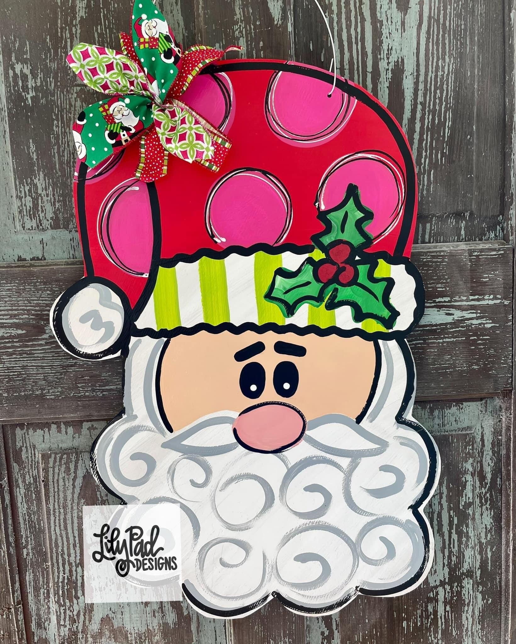 Santa face door hanger - Etsy 日本