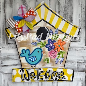 Door Hanger Template -birdhouse