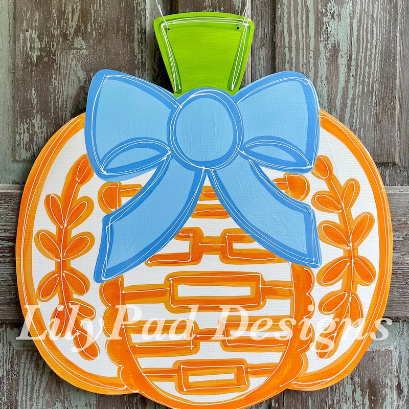 Red Chinoiserie Tree Door Hanger