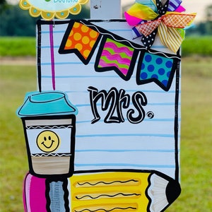 Door Hanger Template -Paper/Coffee