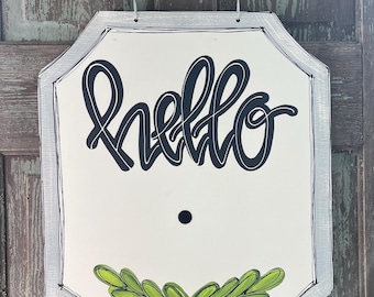 Hello interchangeable door hanger base (attachments sold separately)