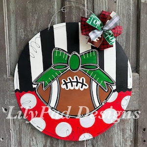 Ball mit Schleife Türschild runde Türschild