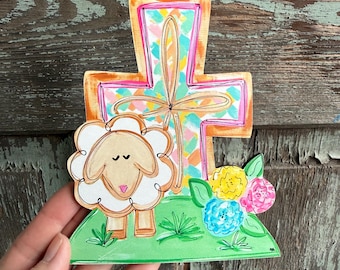 Lamb and cross  “LilyPad Little” attachment