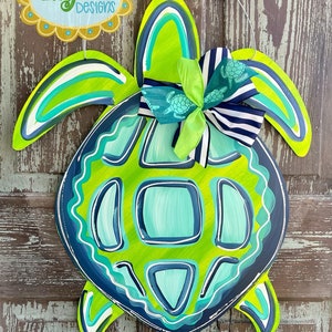 Door Hanger Template -Sea turtle