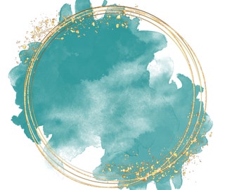 Logo Background png, Green Watercolor Png.