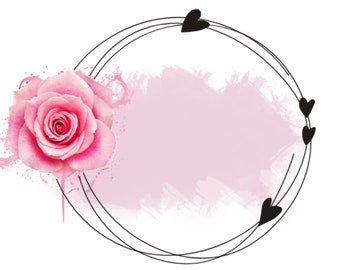 Pink Logo Background PNG | Clip art