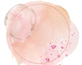 Pink Watercolor Background PNG