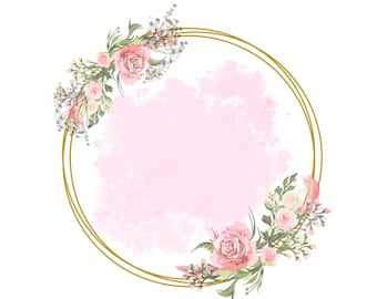 Logo Background PNG | Pink Watercolor PNG