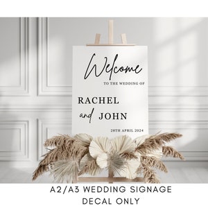 Adesivo de vinil personalizado faça você mesmo, placa de boas-vindas, letras de vinil, sinalização de eventos, faça você mesmo, decalque de placa de festa A2 A3